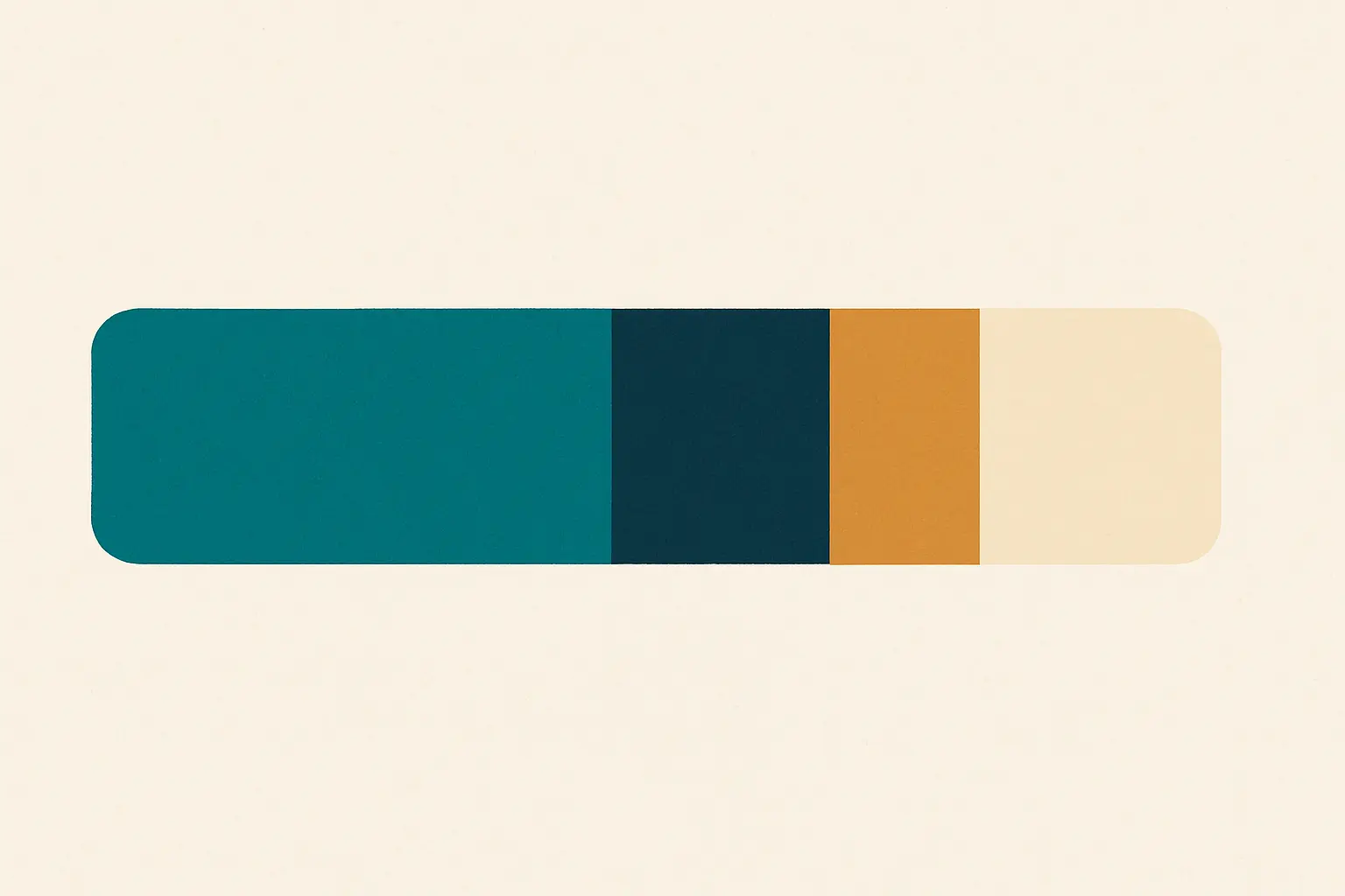 A horizontal band divided into four unequal segments representing the phases of a one-year honours research project